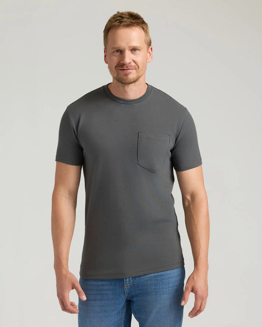 Carbon Tall Heavyweight Pocket Crew